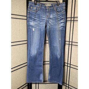 BKE Jeans Tenley Distressed Bootcut Stretch Western WOMENS 30 X 31 1/2